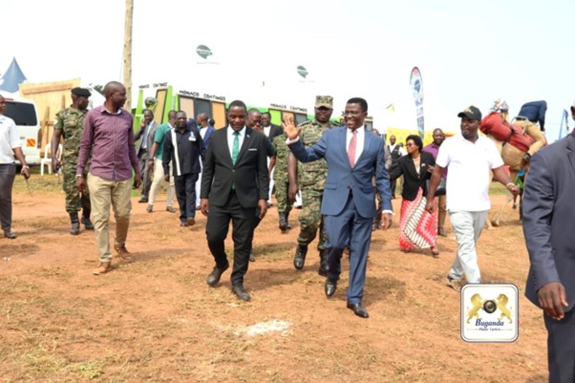  Katikkiro Mayiga Inaugurates Buganda Ggaggadde 2024 Exhibition at Mengo Palace